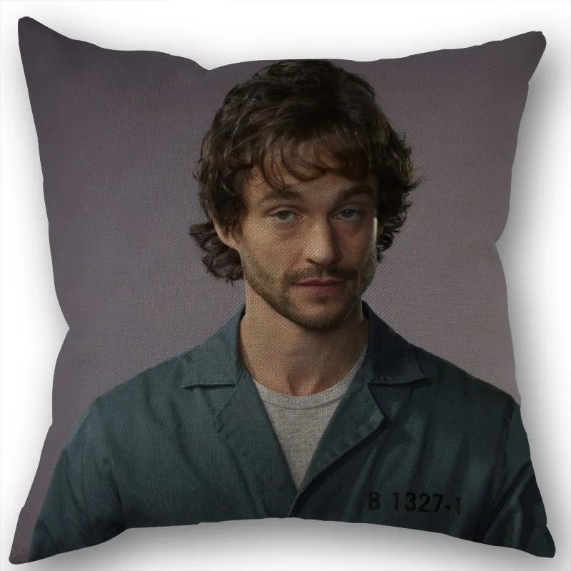 Custom Hugh Dancy Pillowcase Wedding Decorative Cotton Linen Pillow Case For Home Cushion Cover 45X45(One Sides)