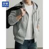 ROMON Men's Heavyweight Full-Zip Hooded Sweatshirt
