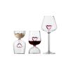 Wvi Internet Celebrity Ins Style High-end Sense of Love Glass Goblet Red Wine Glass Set Home High-value Wedding Gifts