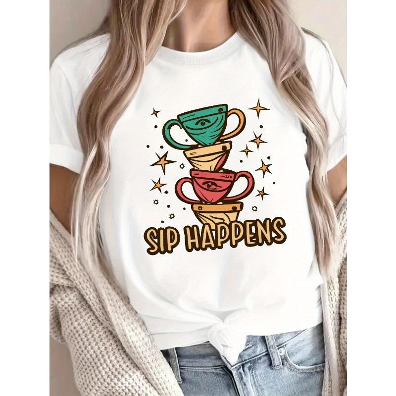 Coffee Precariousness G500L Pure Women s T-shirt,Comfort Fit S белый