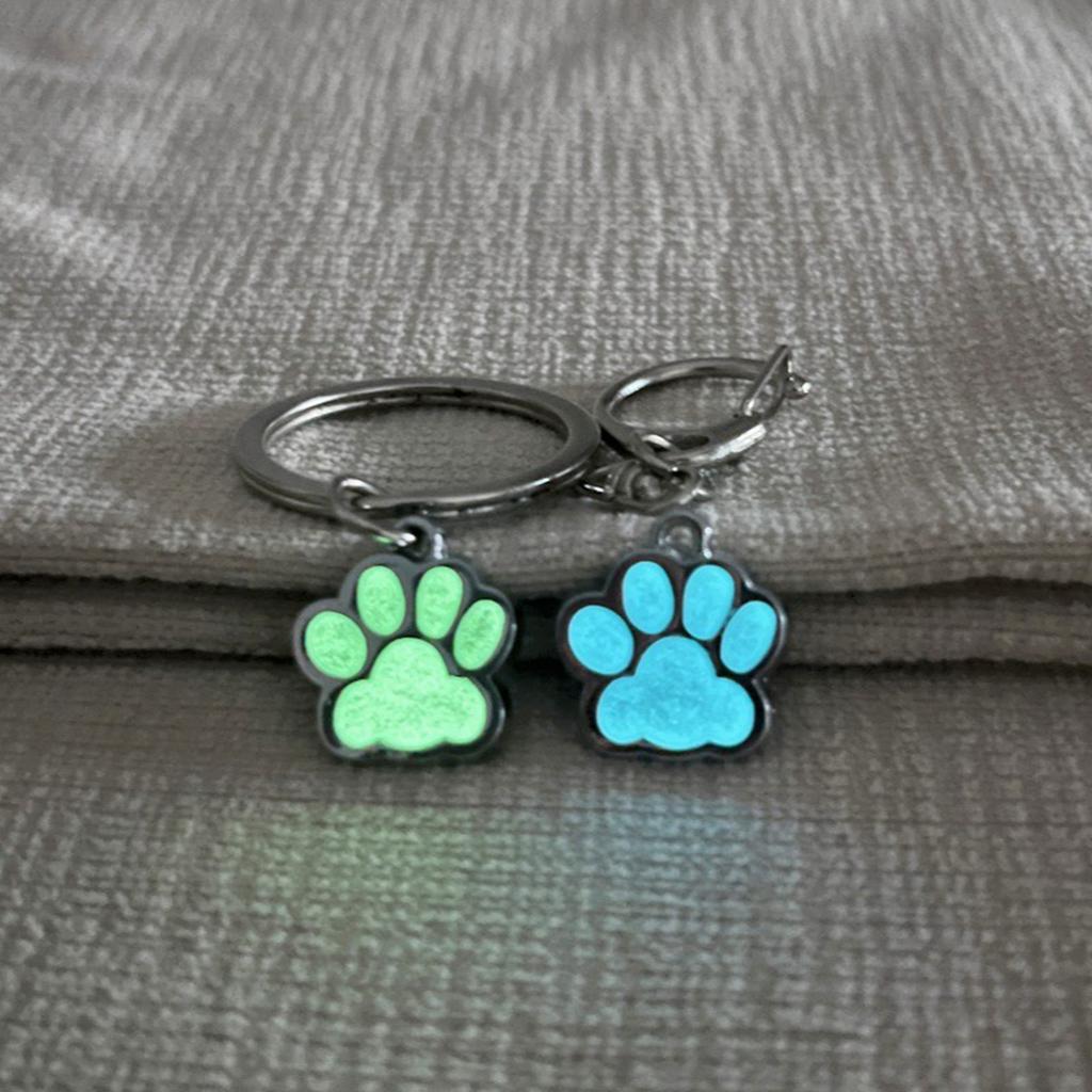 Luminous Claw Keychain Adorable Cartoon Animal Charm Key Holder Hanging Ornament for Bag Backpack or Car Decoration