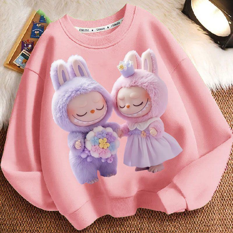 Children's Casual Hoodies, Fashionable Long-sleeved Loose Hoodies for Boys and Girls In Spring and Autumn