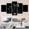 5 Pieces Wall Arts Canvas Bike Poster Painting Black Dark TRK 800 Adventure Motorcycles Wallpaper Home Decor Picture Living Rom