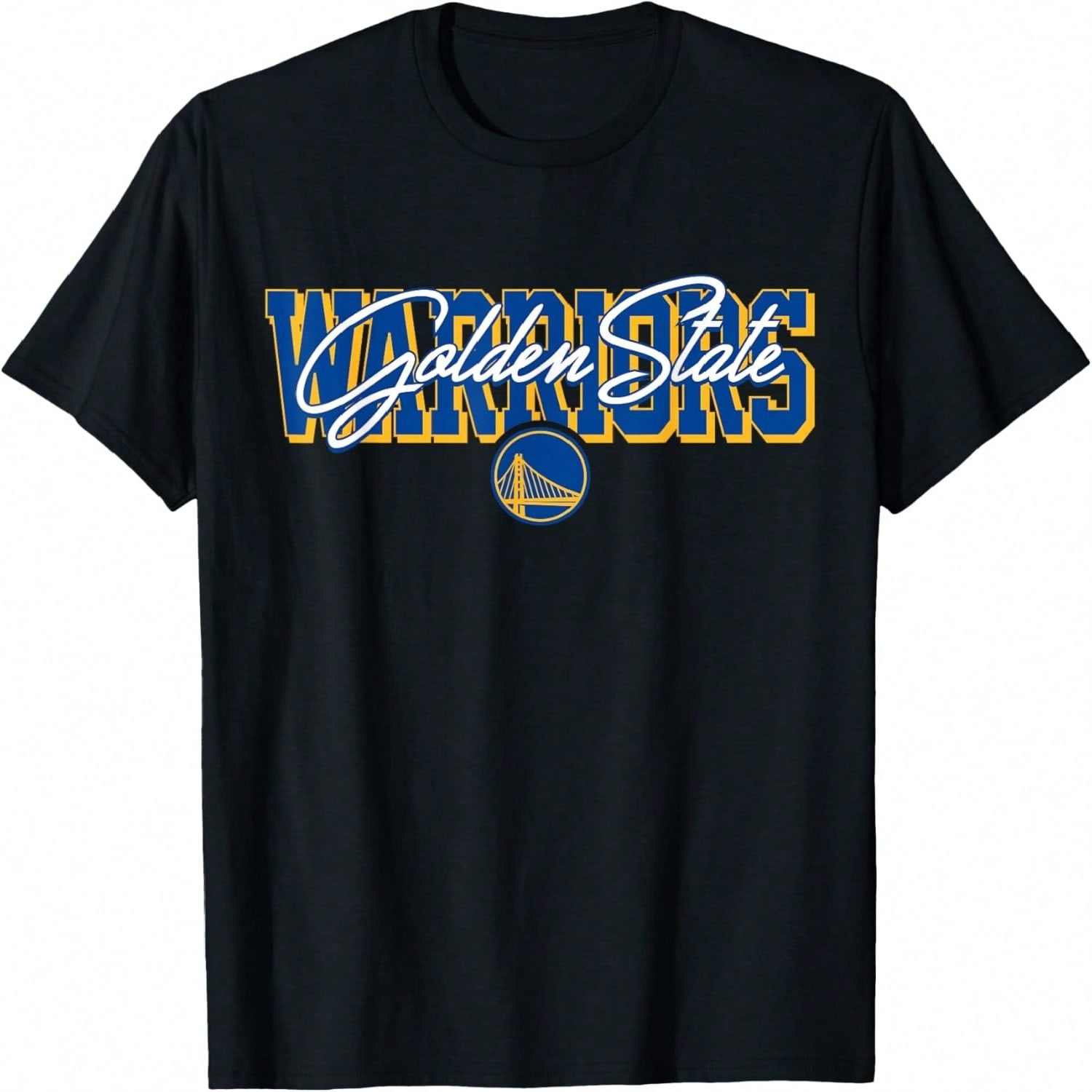 Golden State Warriors Blockletter Script T-Shirt S