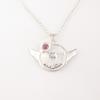 Pink Tourmaline Gemstone 925 Sterling Silver Jewelry Handcrafted Pendant 1.48" CP-17-36