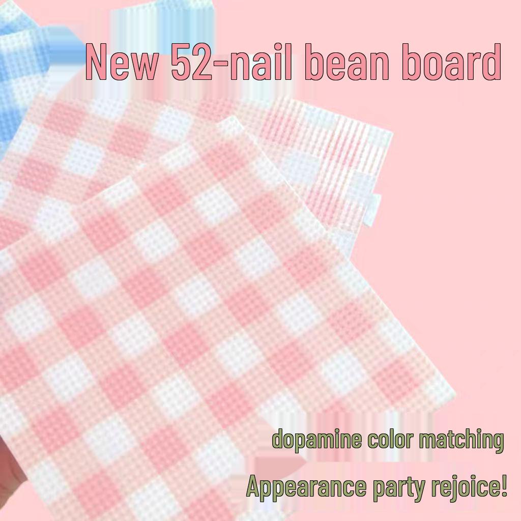 High-Temperature Resistant 52-Peg Pegboard Base, Anti-Scalding, Large Size, No-Fall Beads, DIY Craft Tool