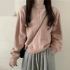 Women's Twisted Wool Knit Outerwear - Round Neck, Loose Fit, Lazy Style, Autumn/Winter.
