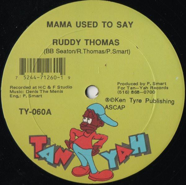 12inch Record RUDDY THOMAS / MIKKEY FUNGUS - Mama Used To Say / Sex Symbol TY060 Tan-Yah US Reggae, Ska & Dub Used