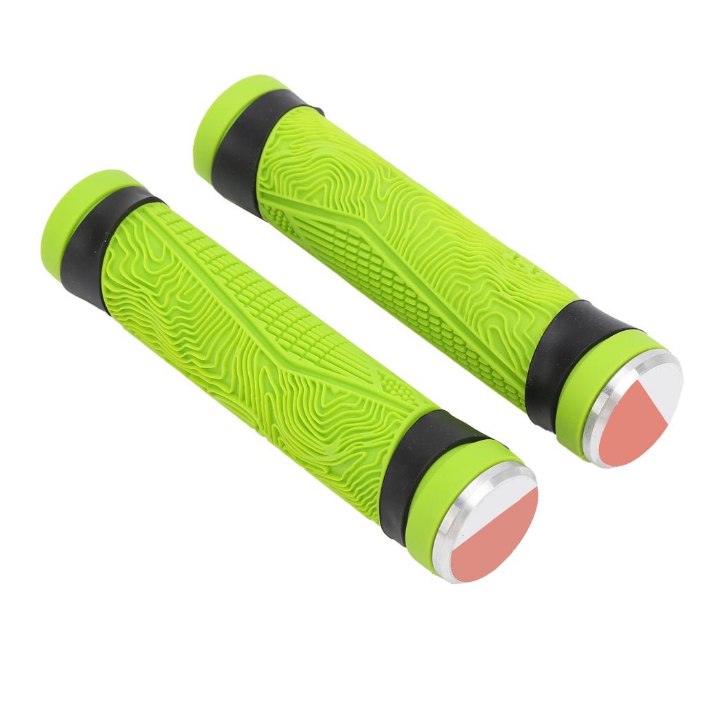 Antislip Silicone MTB Bicycle Handlebar Grips with Plugs Shockproof Cycling Accessory