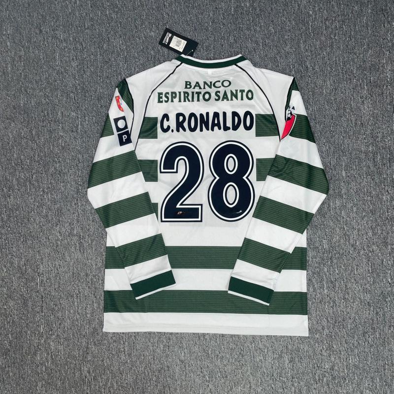 Königliches M Fußball Retro Langarmtrikot, Fußballtrikot Verein AC bar S Aufdruck einteilig.