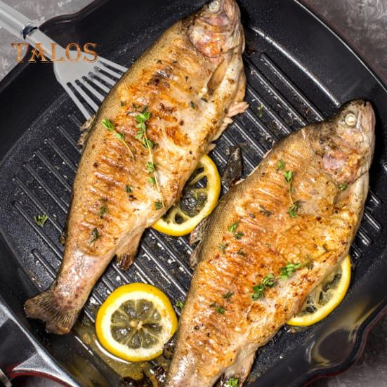 Fish Turner Food Grade Heat Resistant Silver Color Excellent All-Purpose Flipping Turning Fish Slotted Turner for Home