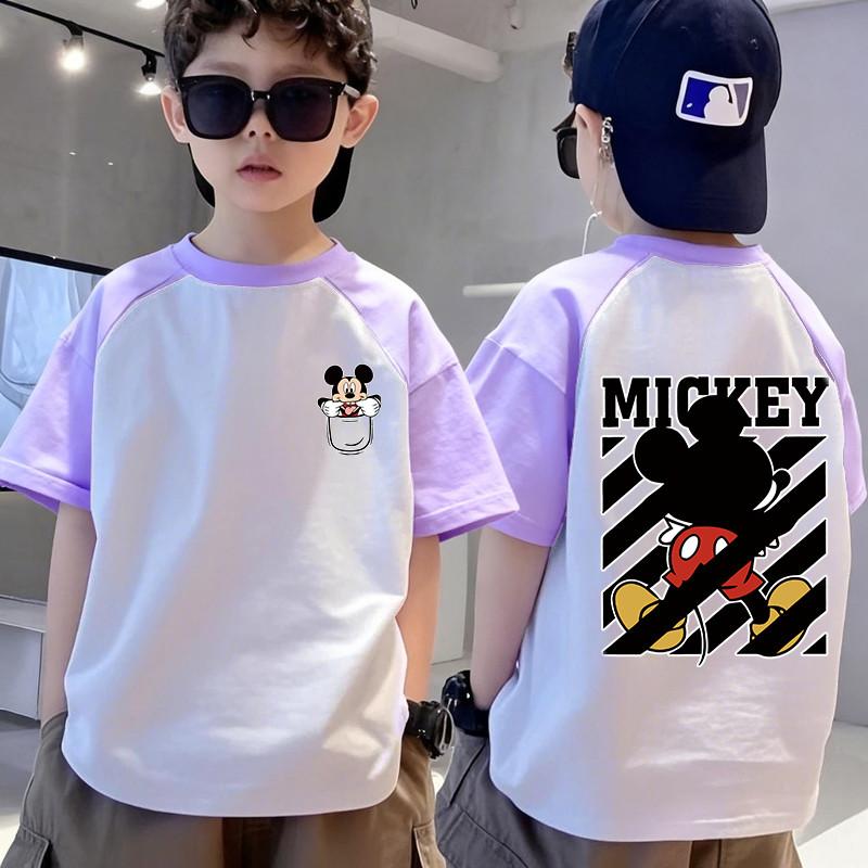 T-shirt short sleeved shirt with unique print, suitable for boys and boys summer tops