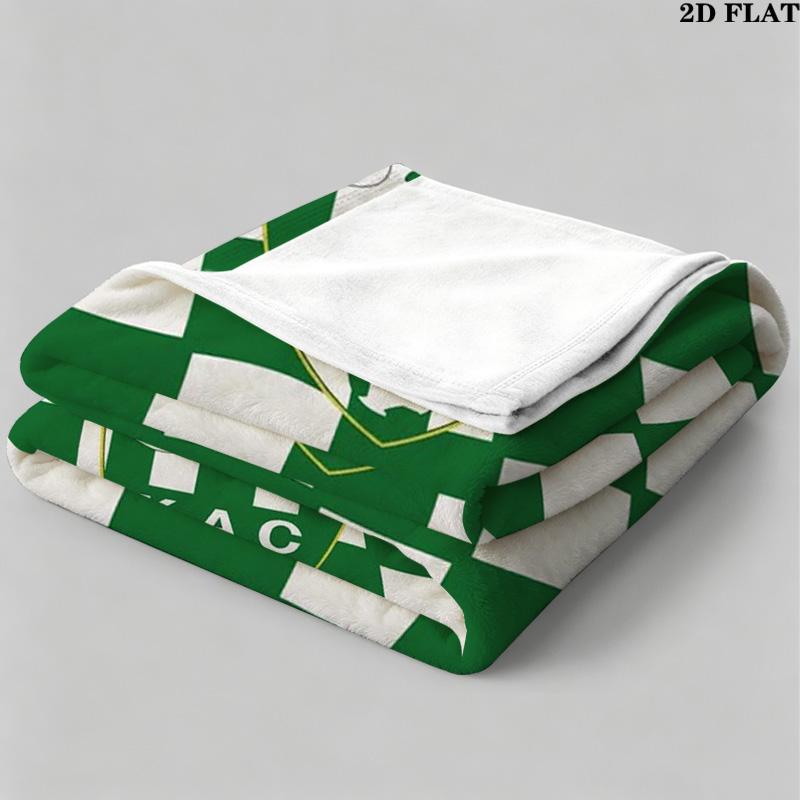 KAC kenitra athletic club Print Flannel Blanket High Quality Warm Comfortable Cover for All Seasons Perfect for Gifts Home Decor