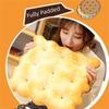 Round Plush Biscuit Cushion Artificial Plush Sofa Cushion  Office Sofa Cushion