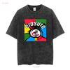 Erasure der Zirkus Aktives T-Shirt Logo Lustig Größe S bis 5XL Vintage gewaschen Lässig Unisex Gestreckt Weich Grafikdesigner Kleidung