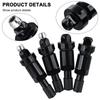 Alloy Aluminum Airtight Fit Alloy Black Easy Installation Fixing Nut Long Lasting Performance Easy Installation