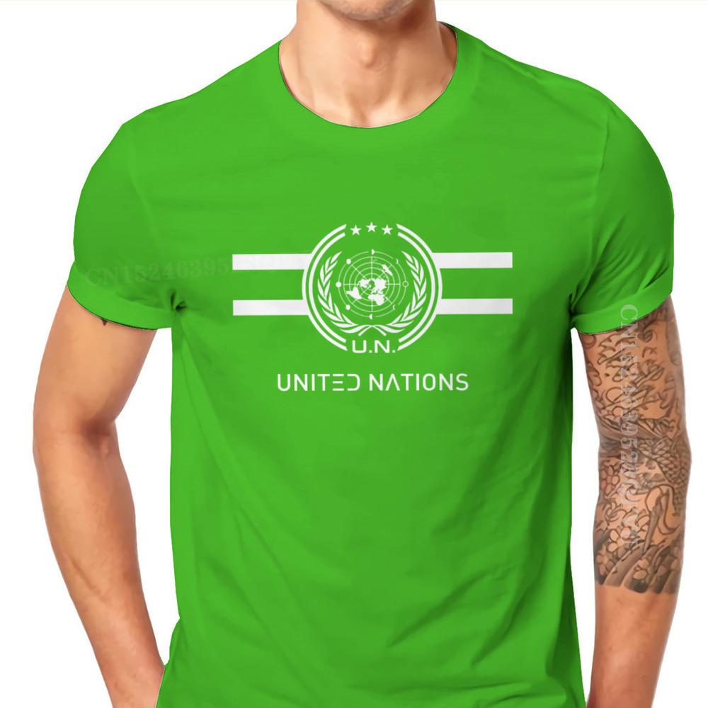 United Nations Logo Hipster TShirts The Expanse Joe Miller James Holden Canterbury TV Male Harajuku Pure Cotton Tops T Shirt