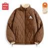 MINISO Men's Heavyweight Plush-Lined Stand Collar Winter Jacket