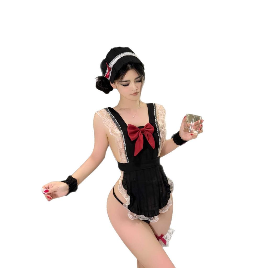 Sex Clothes Sexy Pure Desire Maid Cook Seduction Stockings Maid Uniform Passion Free Suit
