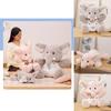 Cute Elephant Plush Stuffed Animals In Pink And Gray Ideal For Baby Comforting Dolls