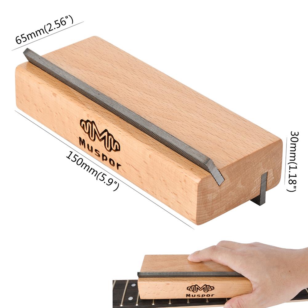 Guitar Fret Crowning File Luthier Building Repair Maintenance Polishing Tool Bevel-flush Files Works for 30 To 90 Angle/Degree