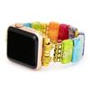 Роскошный e-commerce новый императорский камень эластичный браслет на руку Apple watch с браслетом умный браслет ювелирное изделие браслет ювелирное изделие
