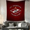 Spartak Moscow Surge Wall Hanging Printed Fabric Blanket Decorative Tapestries for Bedroom Living Room Home Decor