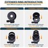 Upgrade Universal Cell Phone Adapter Bracket Clip Mount Soft Rubber Material For Binocular Monocular Spotting Scope Telescope