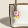 2d Acrylic Compass Support Stick Rocking Music Keychain Pendant Accessory