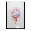 Tęczowe Lody Tęczowe Lody, 50X70 Cm, Bez Ramy, Płótno Premium Na Blejtramie