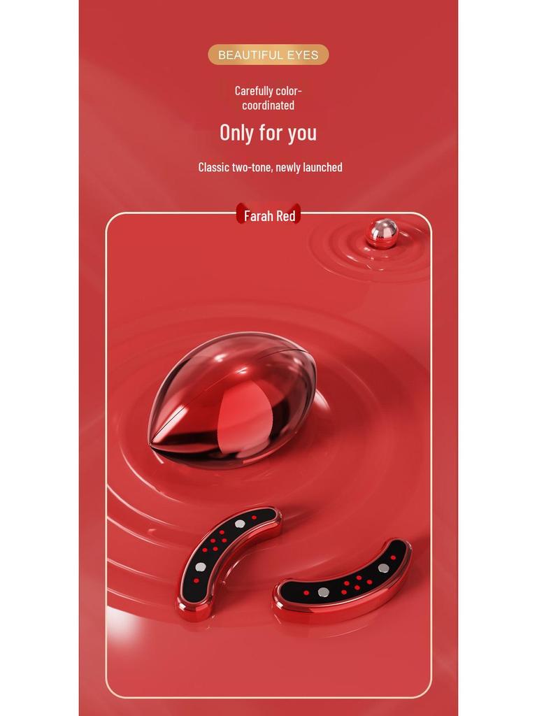 Magnetic Eye Massager for Dark Circles: Beauty Device with Vibration Therapy and Eye Patches