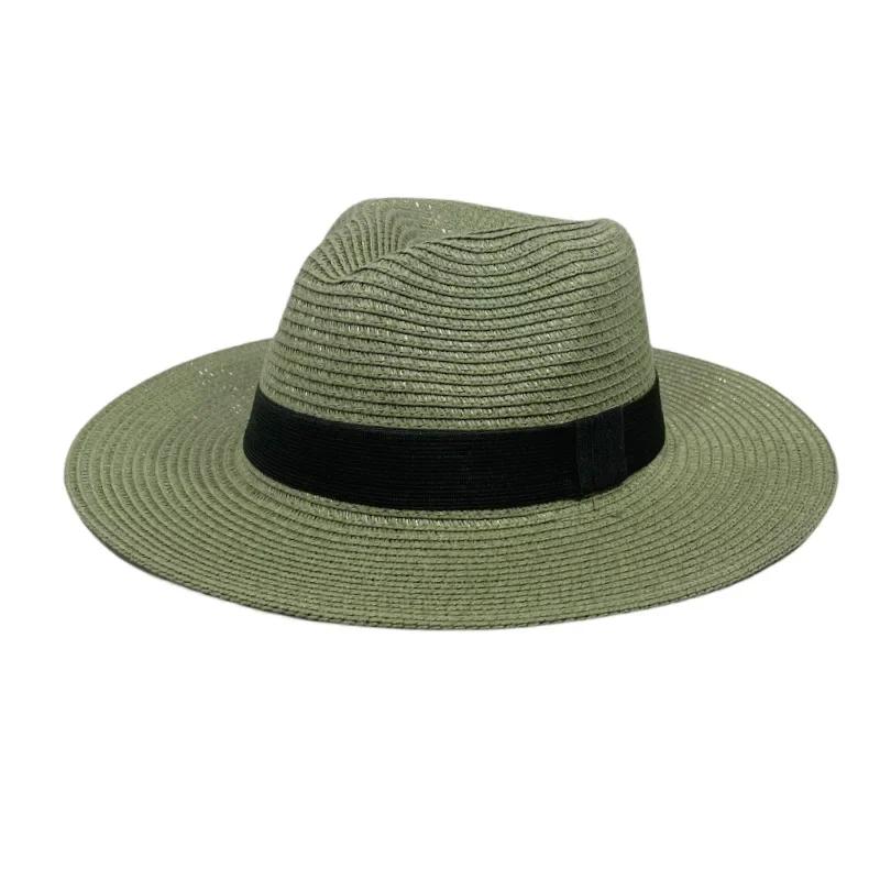 Foldable Wide Brim Sun Protection Hat for Men And Women Outdoor Travel Beach Caps Summer Soft Top Straw Cap