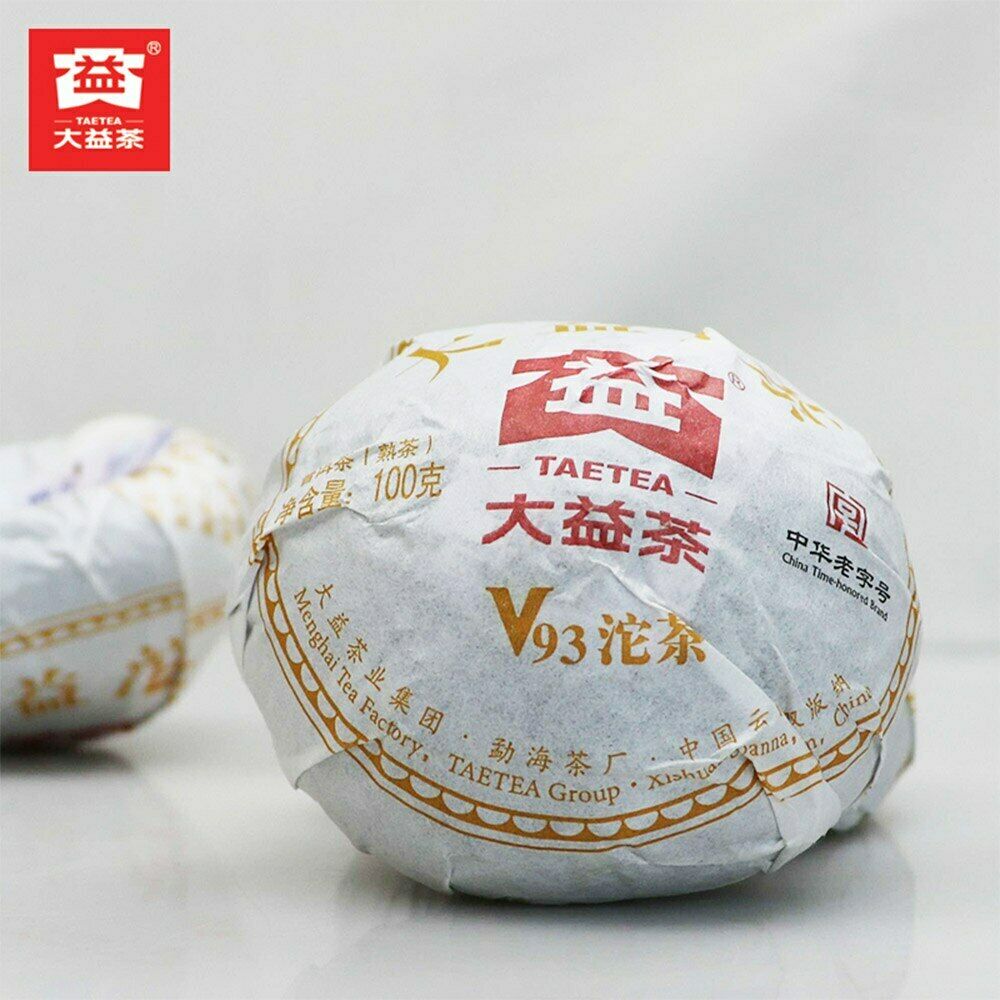 TAETEA 2018 Chinesischer Yunnan Reifer Pu'er Tuo Tee V93 Shu Pu'er Tuocha 100g