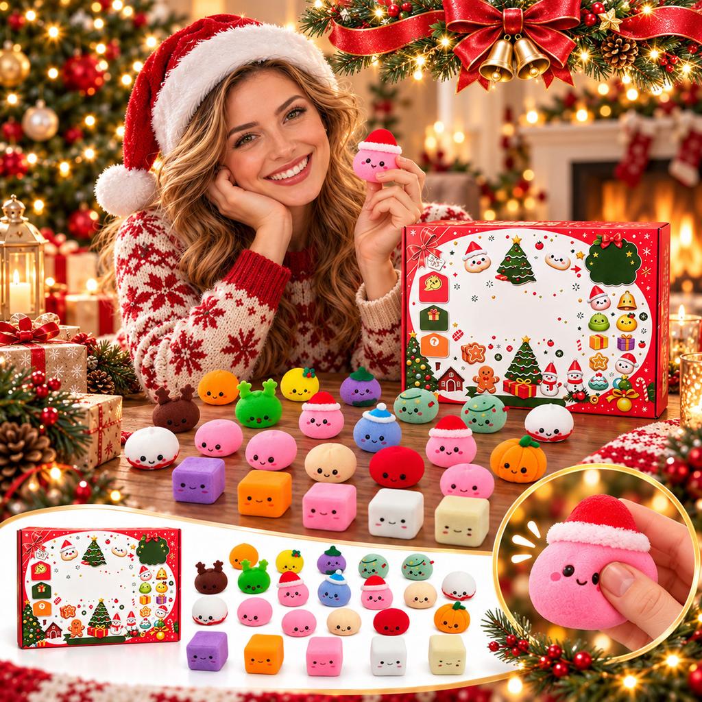 Christmas Bun Toy, Slow Rising Toy, Party for Kids