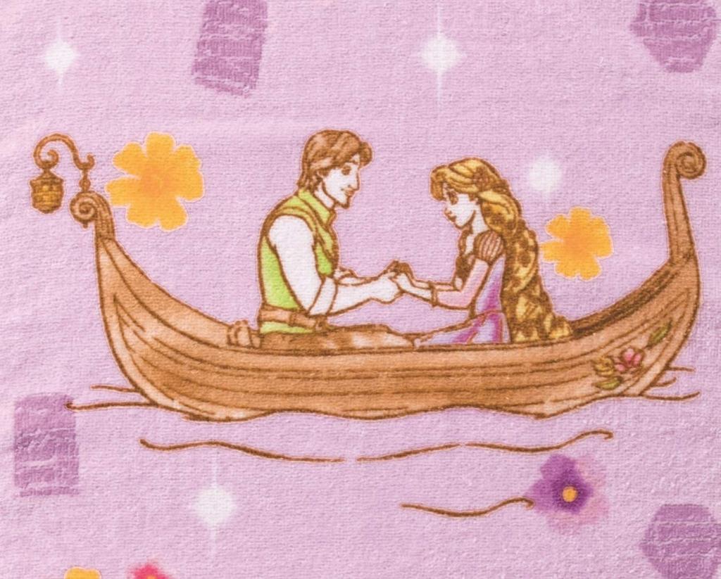 Marushin Face 34 X 80 Rapunzel 2005084100 Towel, Disney, Tangled, Cm, Water-resistant, Design, 100% Cotton,