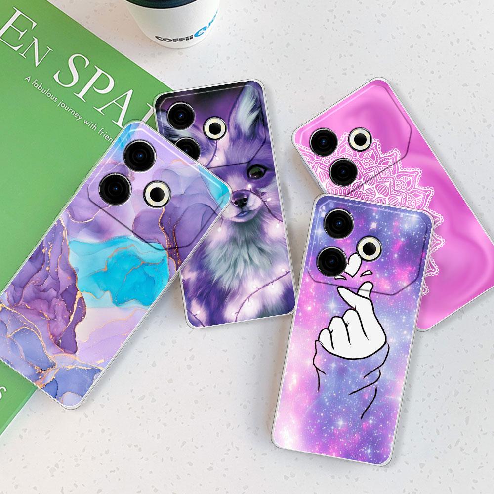 For Tecno Pova 6 Neo Case For Tecno Pova 6 Neo Cover Shockproof Clear Soft Silicone Phone Case for Tecno Pova6 Neo Fashion Funda
