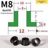 T-förmige Nylon-Dichtungsscheibe M3-M35 Gewinde Isolierabstandshalter