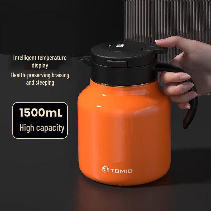 TOMIC Pure Titanium Teapot with Smart Temperature Display