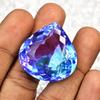 Bi-Color Tourmaline Natural 68.6 Ct Pear Certified Rare Loose Gemstone