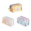 Multiple layers Pencil Cases with 2 Plush Stars Students School Supplies Large Capacity Pen Bag