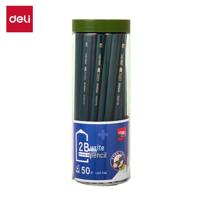 Deli 2B Hexagonal Wooden Pencils