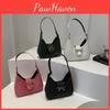 Elegant Bow Detail Handbag For Women Stylish 2024 Autumn Fashion Shoulder Bag In Black Pink Green And Cream