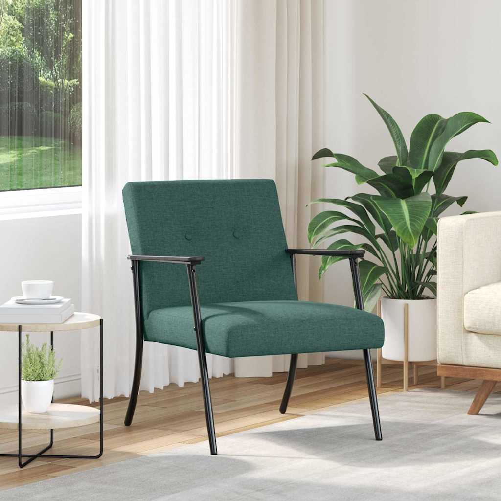 Armchair Dark Green Fabric