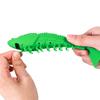 Rubber Cat Toy Chew Toothbrush Catnip Shrimp Shape Pet Toy for Dental Cleaning and Play