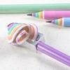 BAMBOLA Rainbow Pencil 2B Shavings Writing 12 Pieces Cute Girls Colored Stylish Elementary School Entrance Celebration Birthday Present