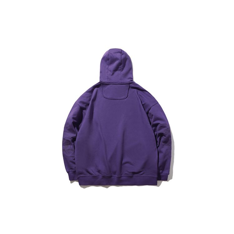 Li Ning X Palace Museum Baoyun Building Collaboration Loose Hooded Pullover Sweatshirt Men Sweatshirt Dragon-Purple AWDPB15-2