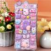 3D Cute Animal Butt Stickers Stress Puffy Squishy Sticker for DIY Scrapbook Guitar Phone Case Laptop Decal