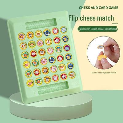 International Kids' Two-Player Battle Chess: Educational Flip Memory Game for Parents & Children