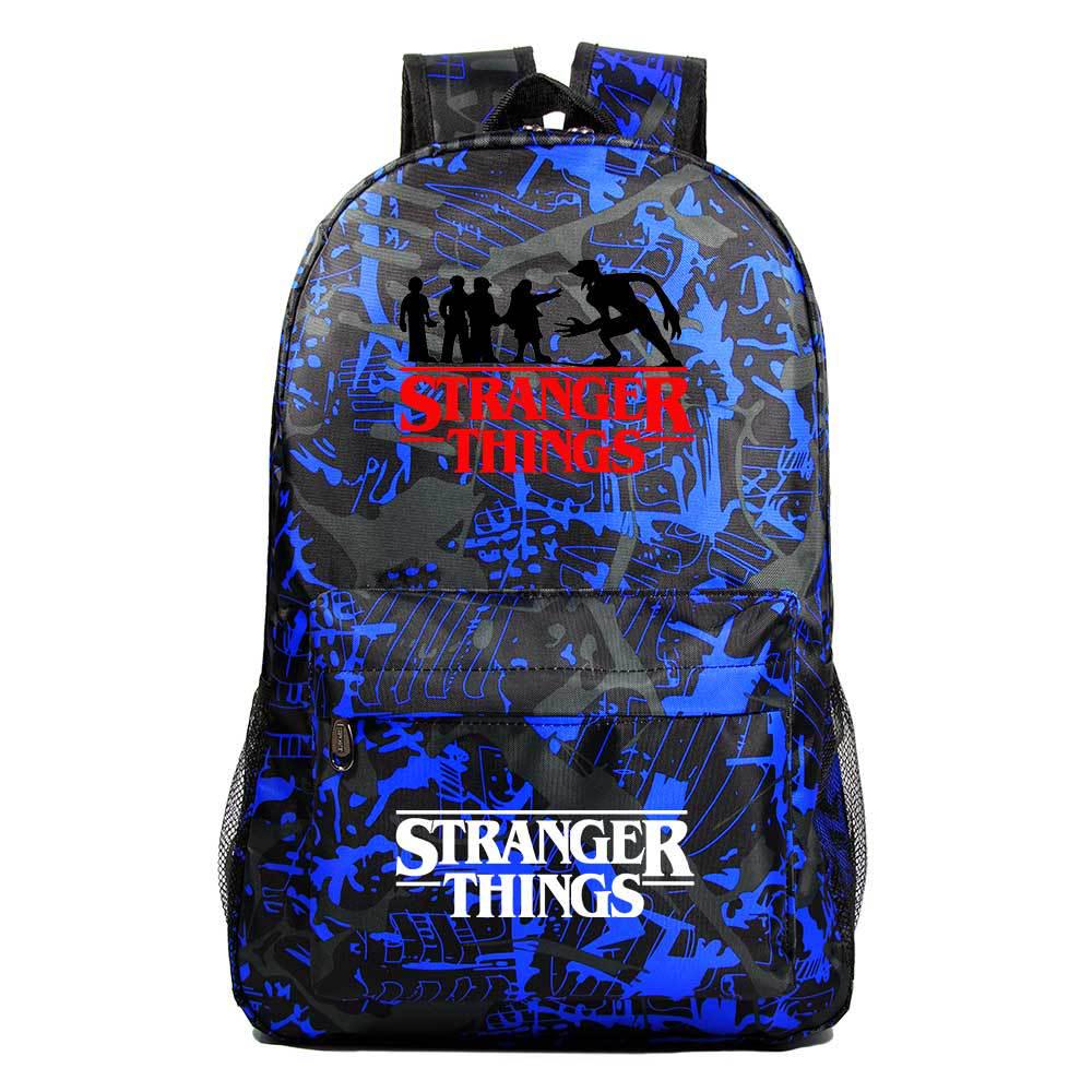 Stranger Things Student Backpack, Men's and Women's Casual Backpack CLE