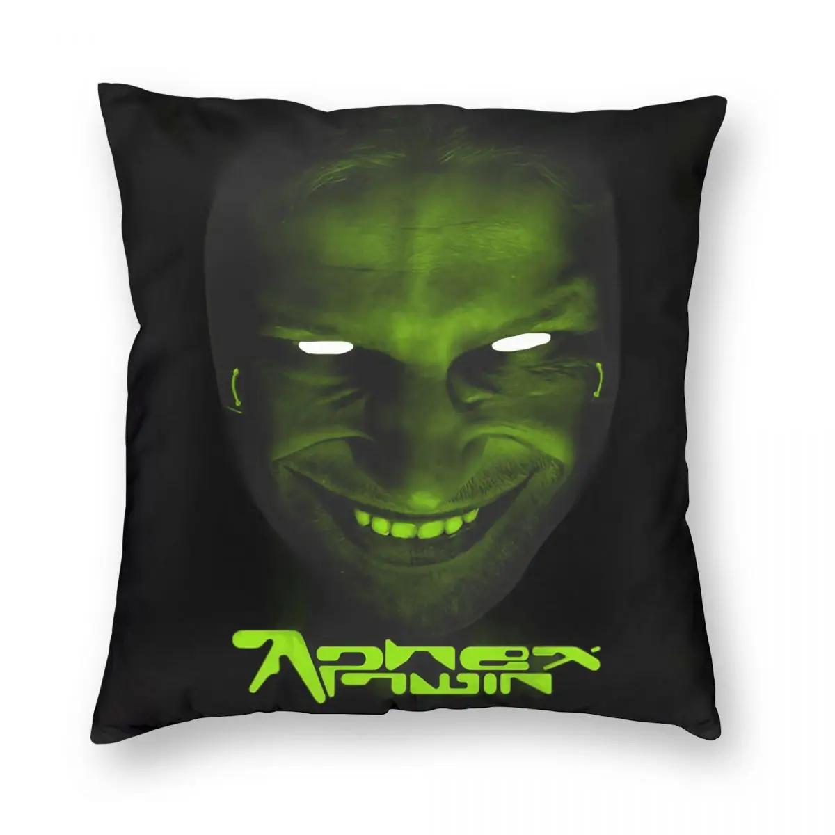 

Aphex Twin Classic Nero Наволочка Двусторонняя печать Полиэстер Наволочка для подушки Декор Наволочка Чехол для диванной подушки Квадратный 66x66cm бежевый